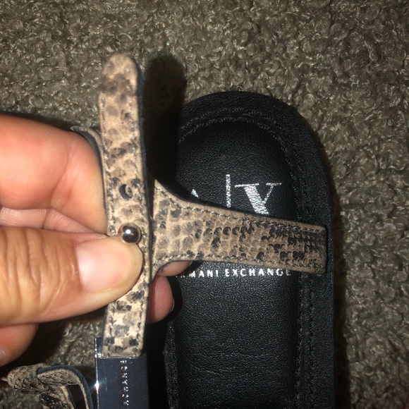 Armani exchange leather sandals - Picture 3 of 6